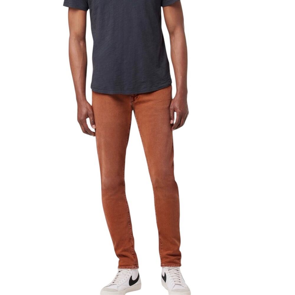 JOE’S JEANS Men’s The Dean Orange Rust Corduroy Slim+Tapered Jeans